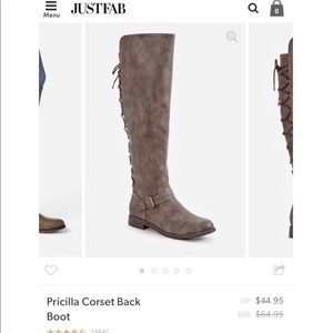 JustFab Wide Width Boots